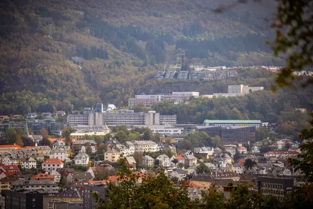 Meget kort vei til Haukeland sykehus.